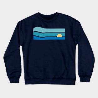 Retro Setting Sun Crewneck Sweatshirt